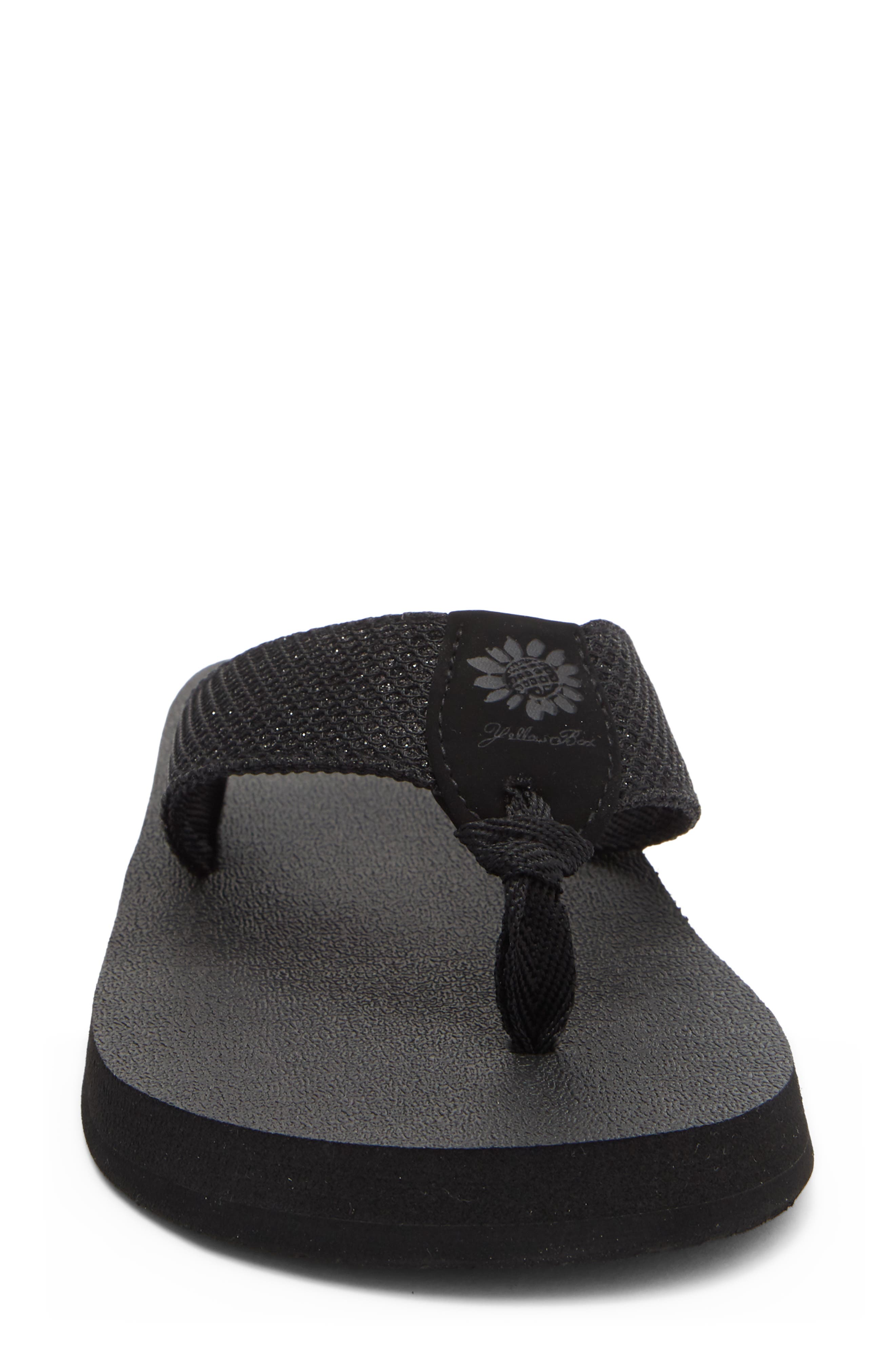 Yellow Box Premium Dax Flip Flop, Alternate, color, Black