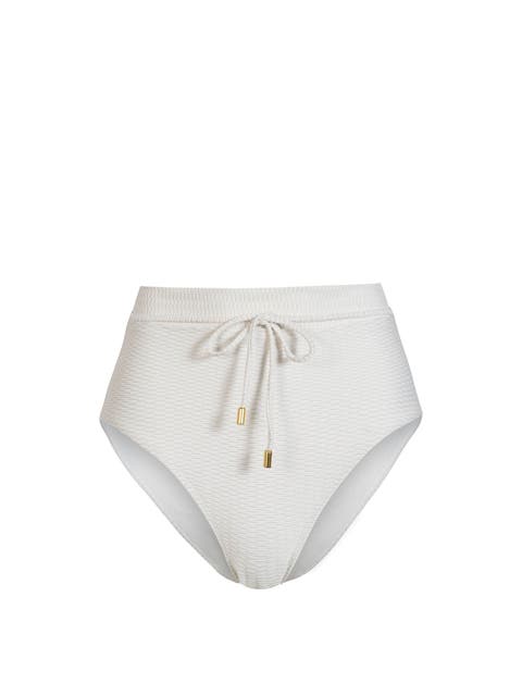 Belted Hi Waist Hi Leg Bikini Bottom