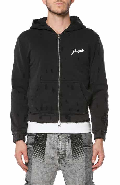 Midweight Slub Shrunken Graphic Zip Hoodie