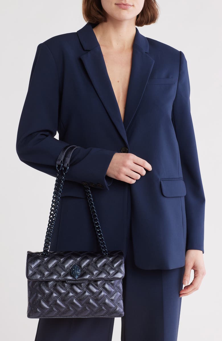 Kurt Geiger London Kensington Drench Quilted Leather Shoulder Bag, Alternate, color,