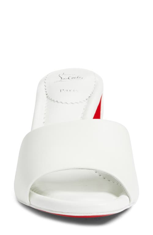 Christian Louboutin Jane Slide Sandal In White