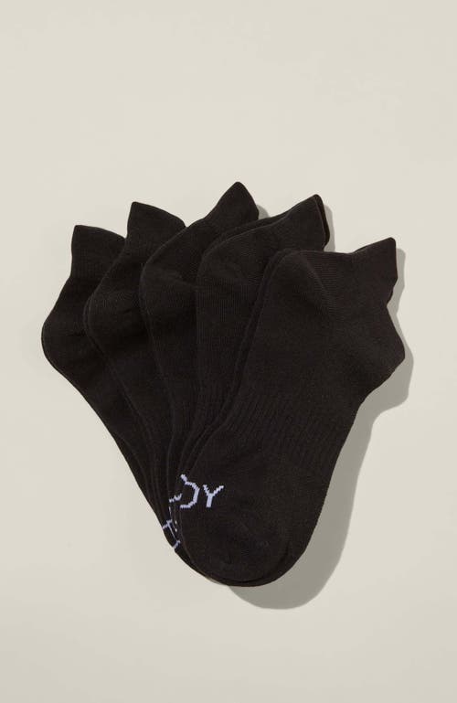 COTTON ON BODY ACTIVE BODY 5PK ANKLE SPORT SOCK