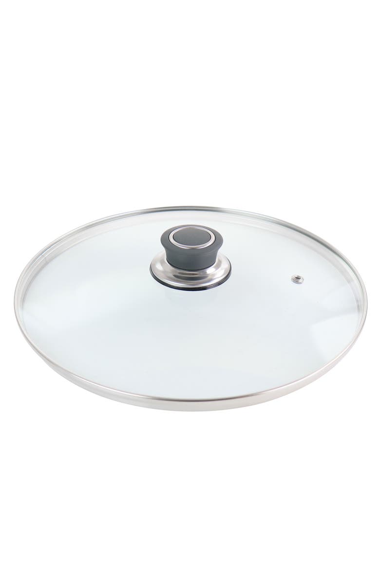 OSTER 3.5 Quart Aluminum Saute Pan with Lid, Alternate, color, Grey