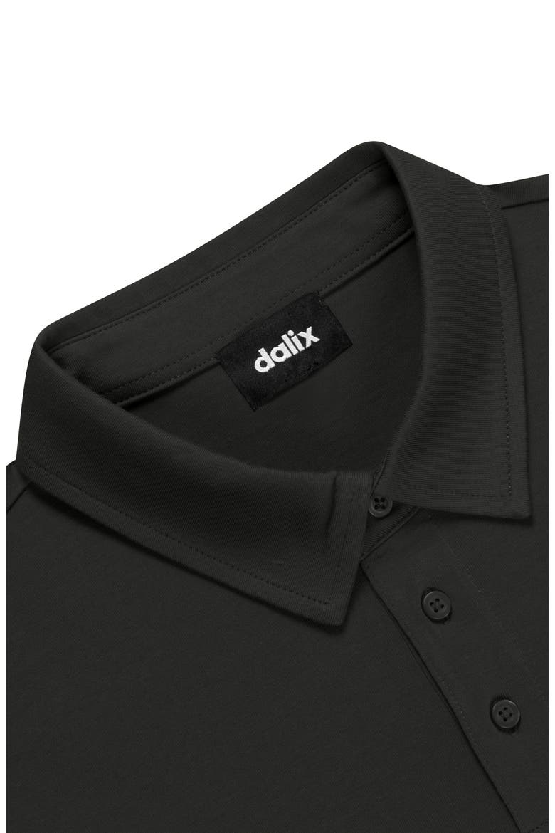 Astronaut Midweight Short Sleeve Polo Shirt, Alternate, color, Charcoal