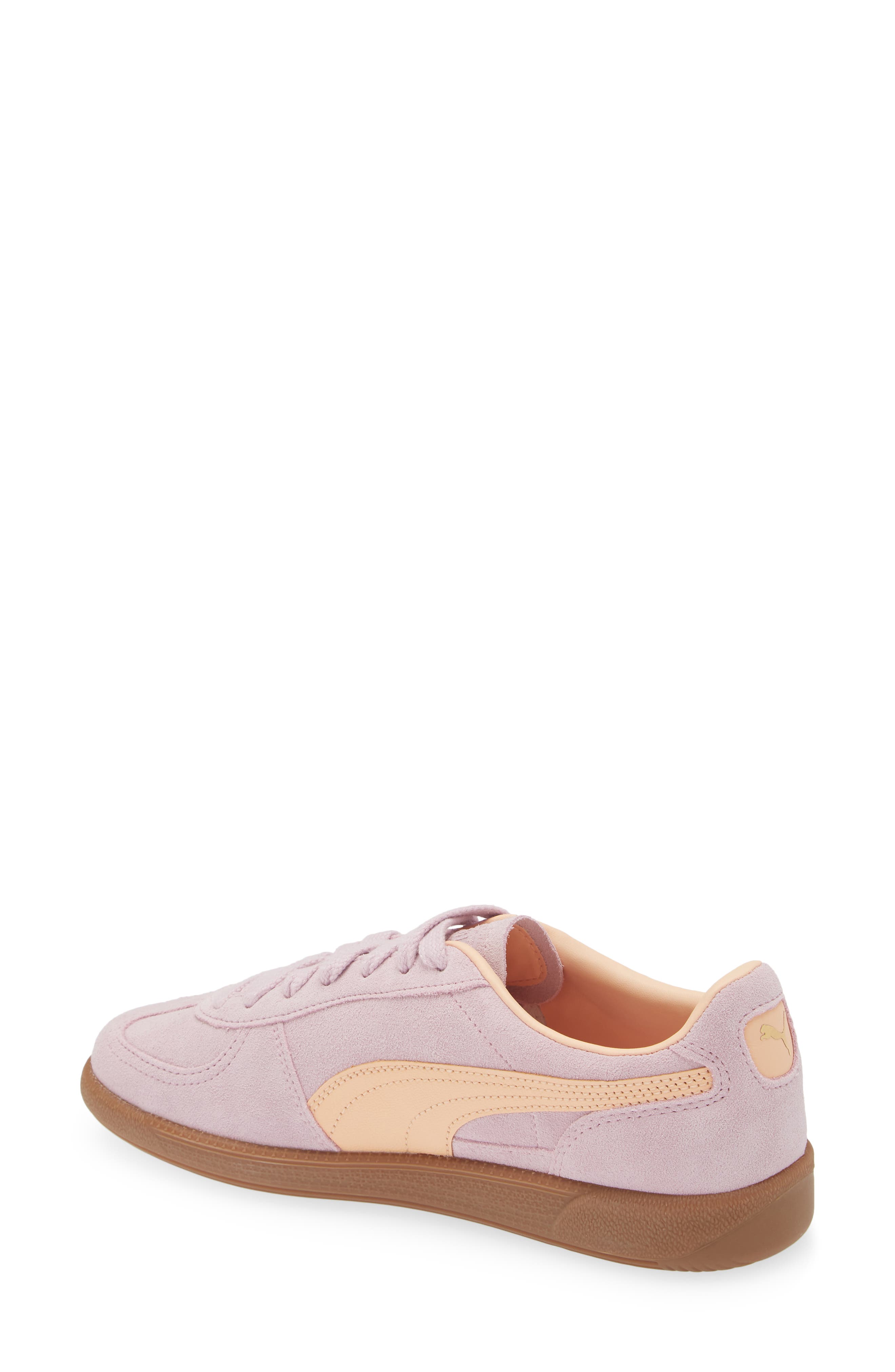 Palermo Leather Sneaker, Alternate, color, GRAPE MIST-PEACH FIZZ