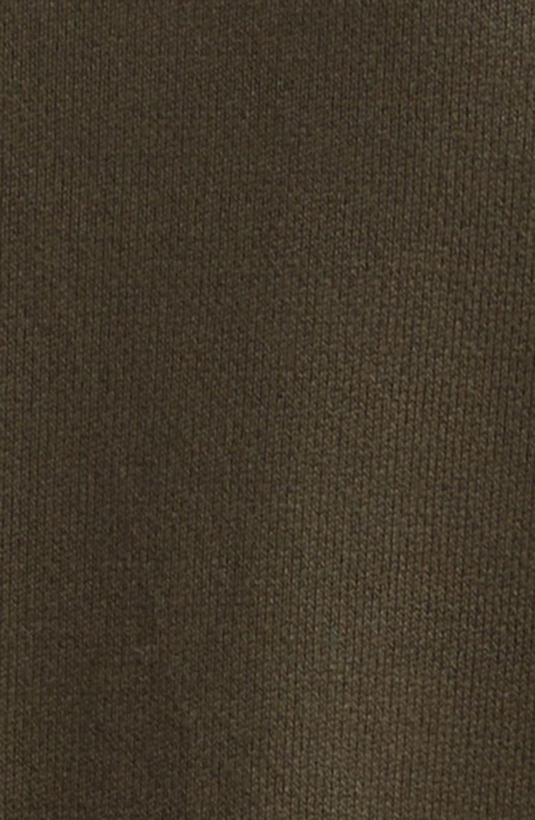 Moncler Logo Embroidered Cotton Sweater, Alternate, color, Deep Depths