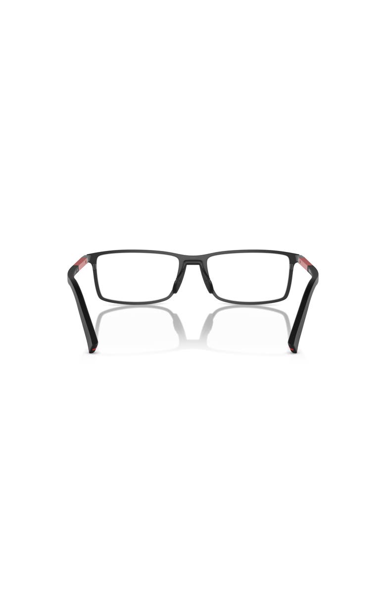 Prada Linea Rossa 53mm Rectangle optical glasses, Alternate, color, Grey
