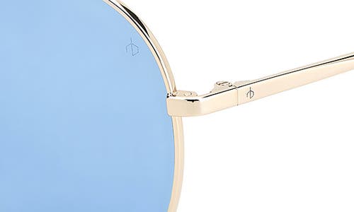 Rag & Bone 59mm Aviator Sunglasses In Blue