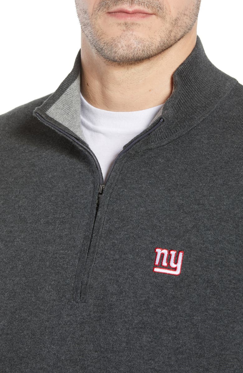 Cutter & Buck New York Giants - Lakemont Regular Fit Quarter Zip Sweater, Alternate, color, 