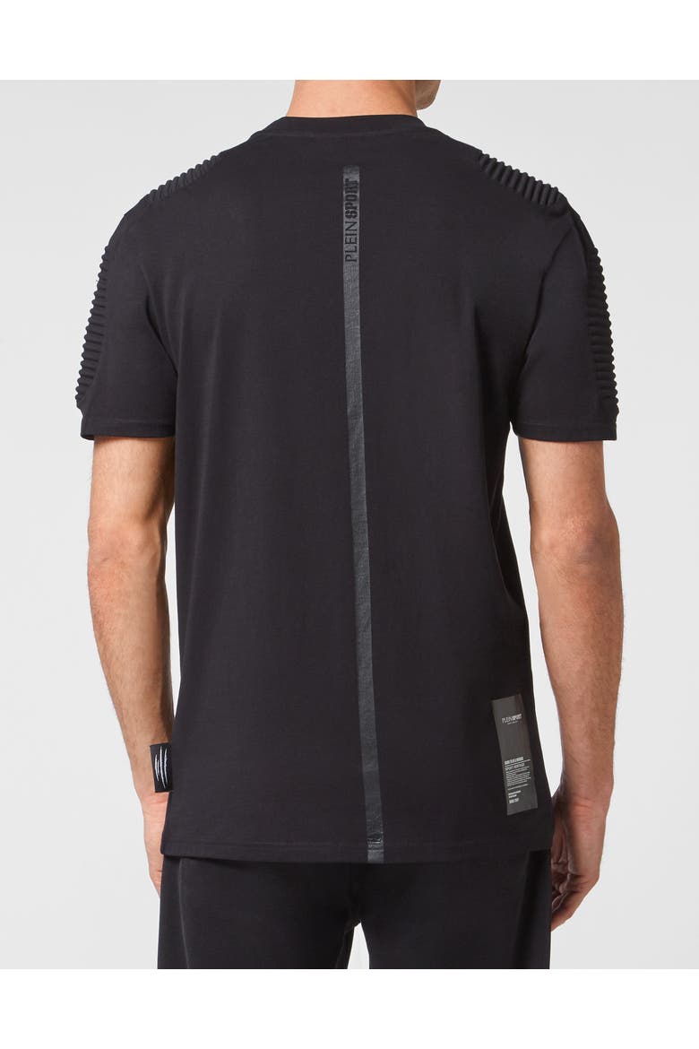 T-Shirt Round Neck Men, Alternate, color, black
