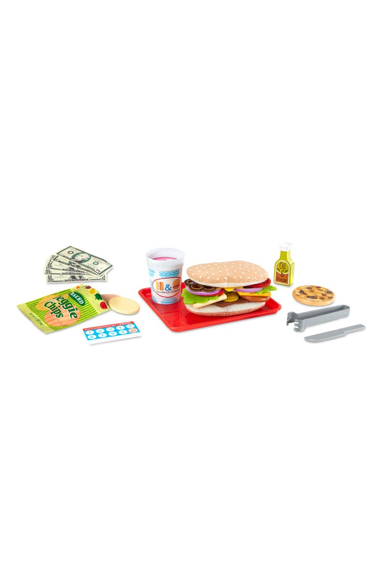 Melissa & Doug Slice & Stack 52-Piece Sandwich Counter Playset, Alternate, color,