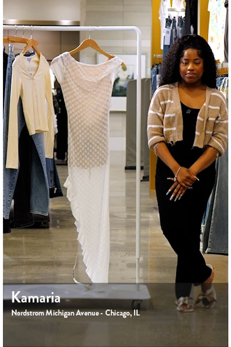 Pointelle Open Back Cocktail Dress video