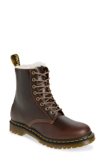 Dr. Martens' Dr. Martens 1460 Pascal Faux Fur Lined Combat Boot