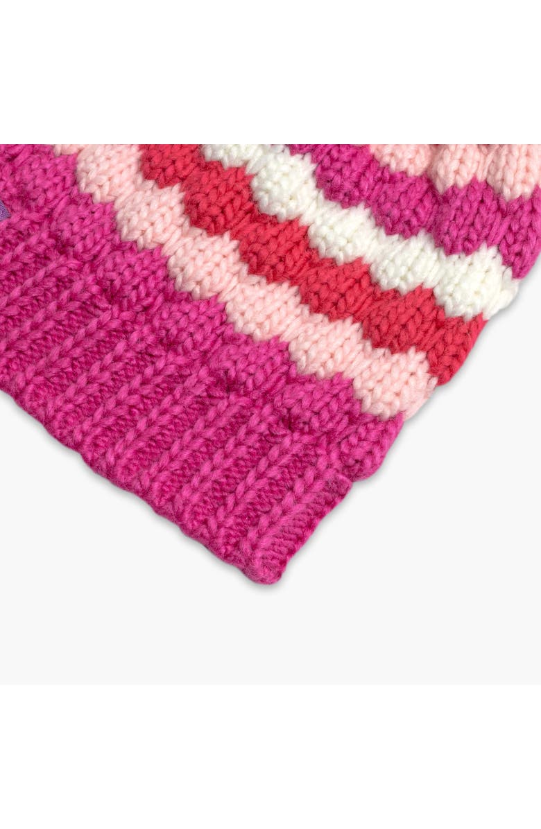 Turtle Fur Kids Jocelyn Pom Winter Hat, Alternate, color, Pink