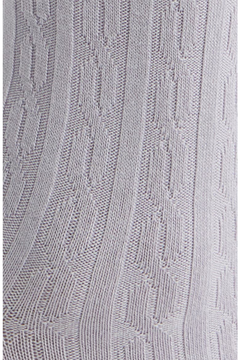 Cable Crew Socks, Alternate, color, LAVENDER