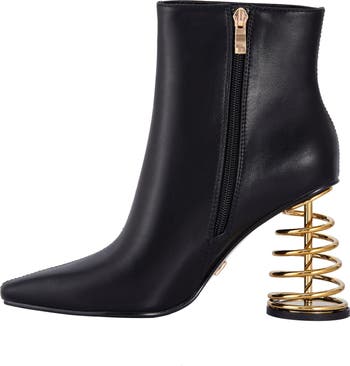 Slinky Coiled Heel Boot