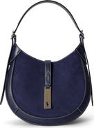 Polo Ralph Lauren Polo ID Small Twill & Leather Shoulder Bag