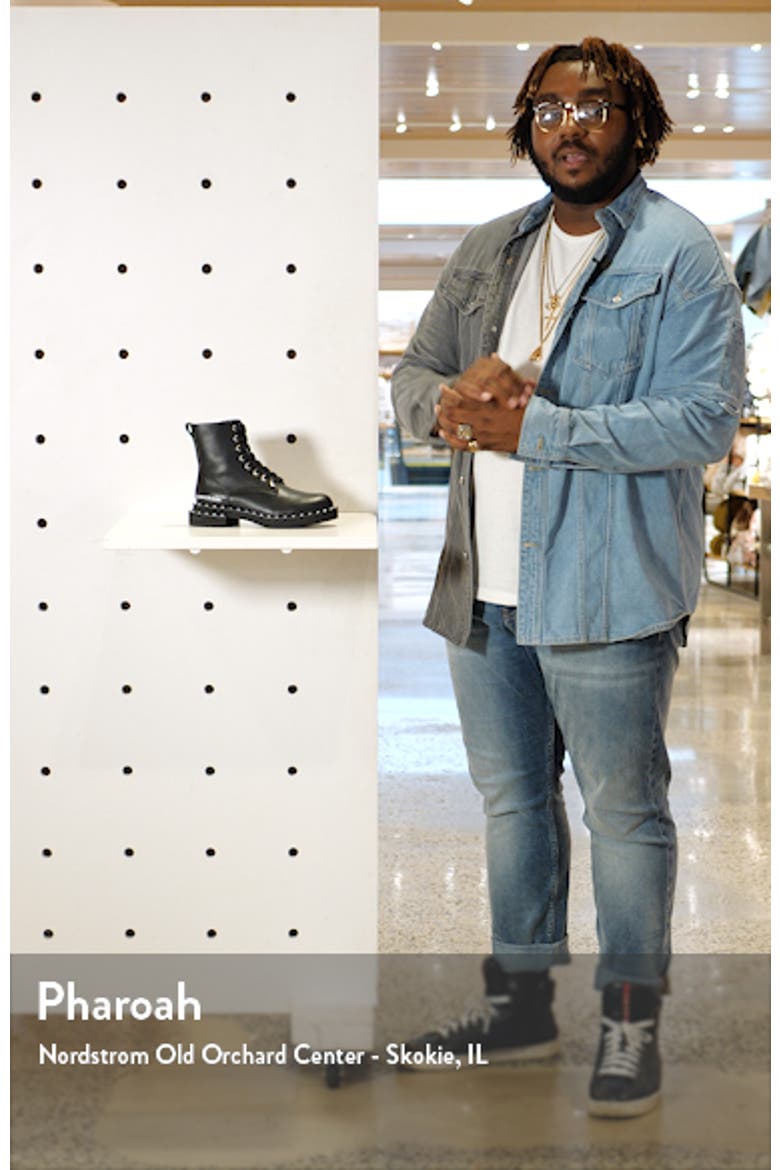 Nannie Stud Welt Combat Boot video