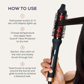 IR INFRARED Thermal Styling Brush