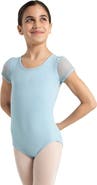 CAPEZIO Puff Sleeve Keyhole Back Leotard