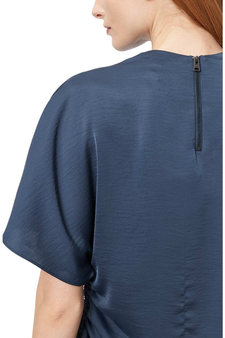 Leslie Side Ruched Top, Alternate, color, MIDNIGHT BLUE