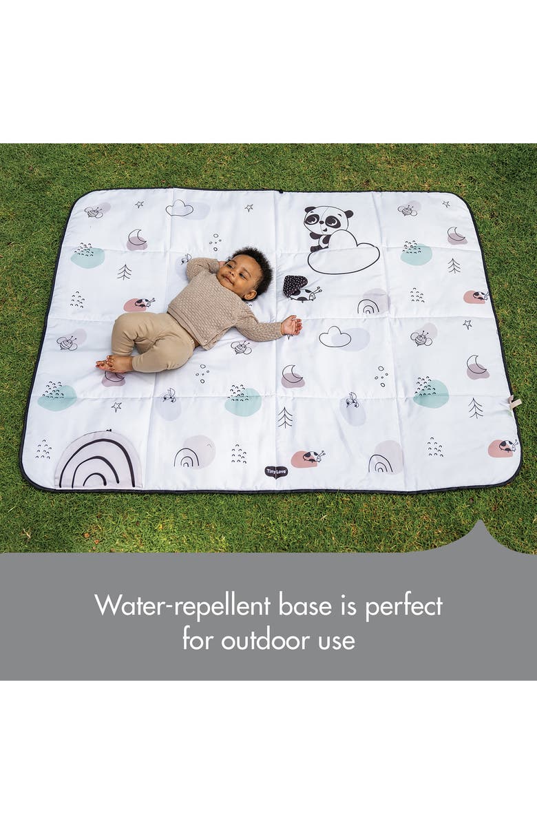 TINY LOVE Black & White Decor Collection XL Outdoor Mat, Alternate, color, Black And White