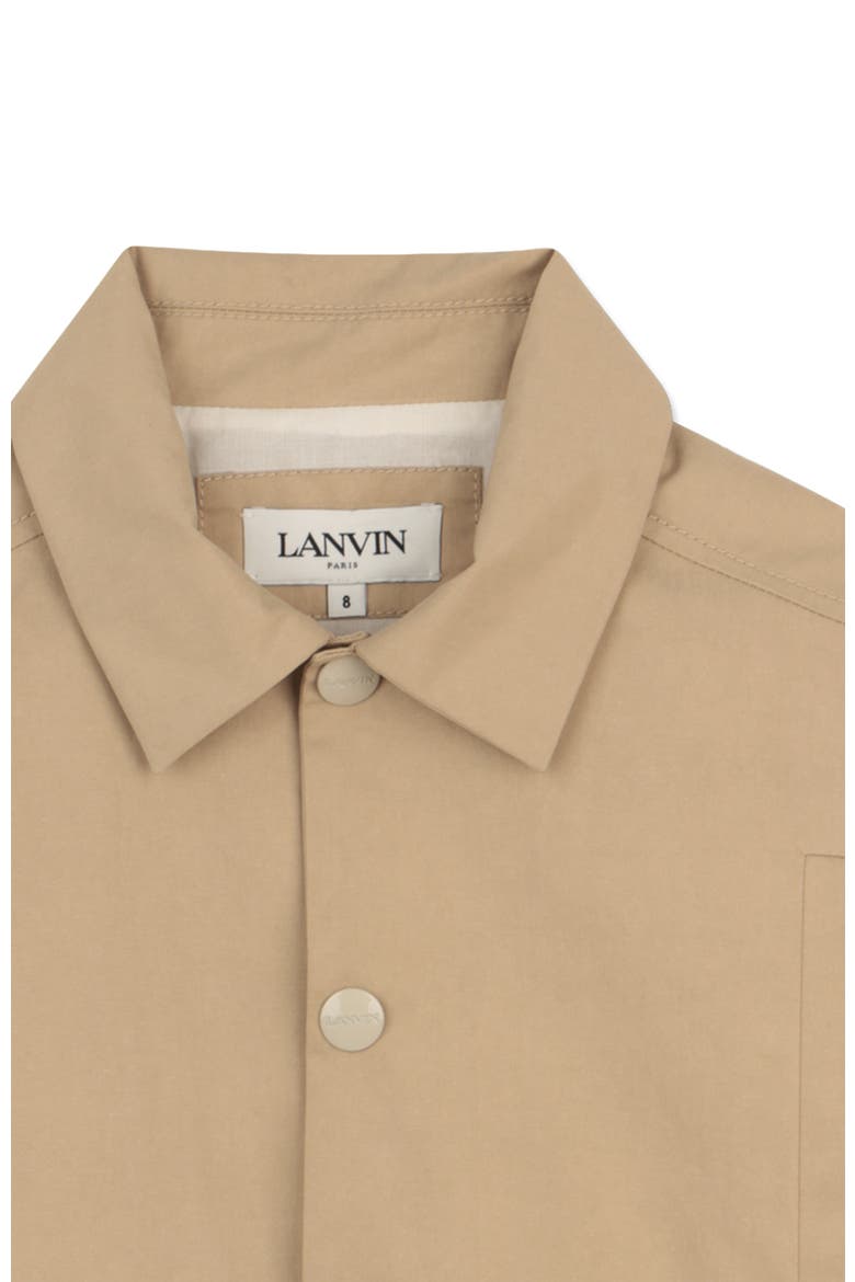 Kids Viscose Jacket With Logo, Alternate, color, Beige