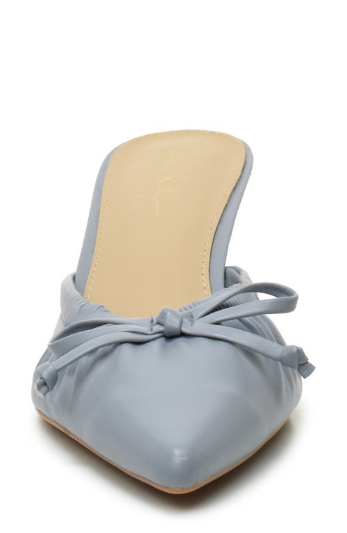 NICOLE MILLER NICOLE MILLER BOW KITTEN HEEL MULE