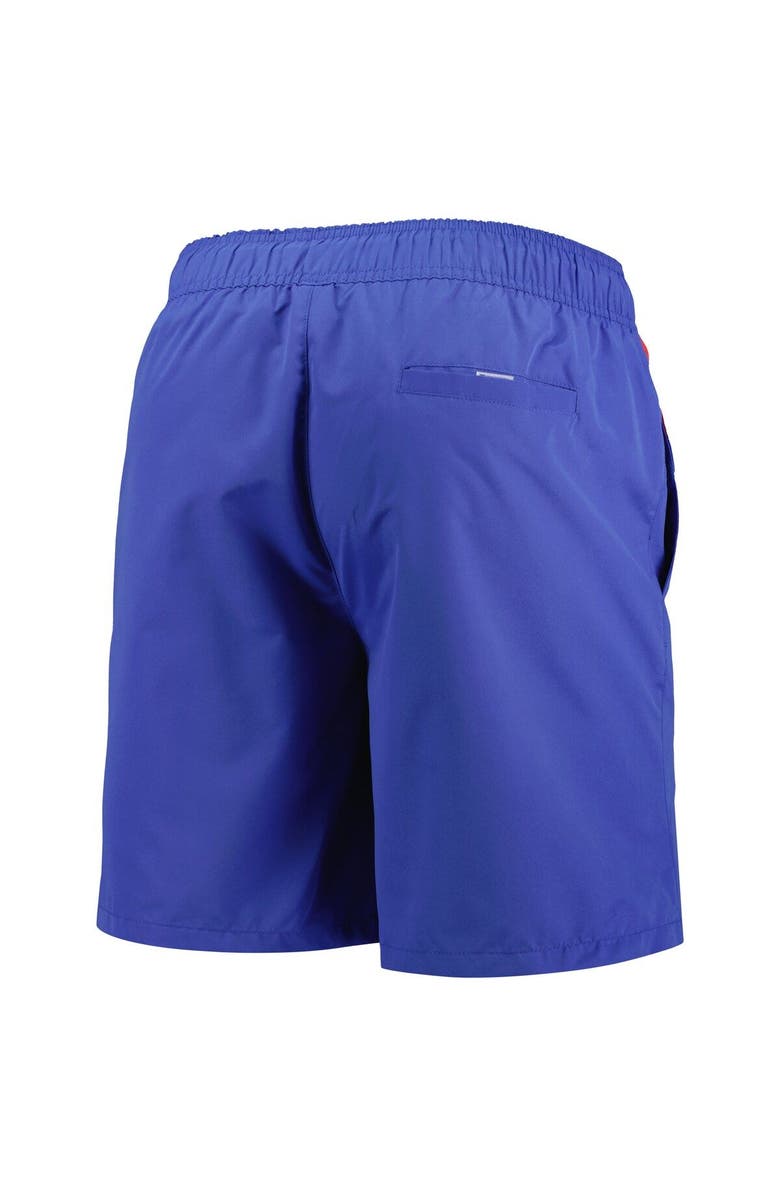 STARTER Men's Starter Blue New York Rangers Freestyle Volley Swim Shorts, Alternate, color, Blue