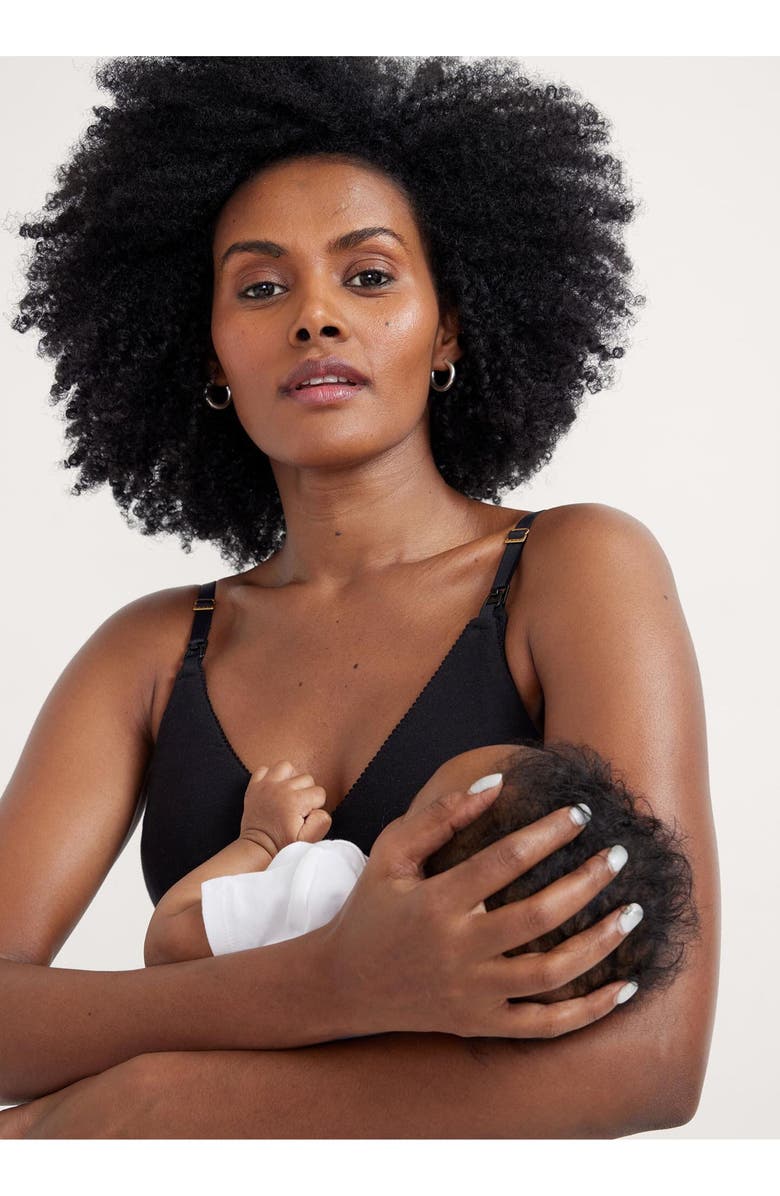 HATCH The Everyday Nursing Bra, Main, color, Black