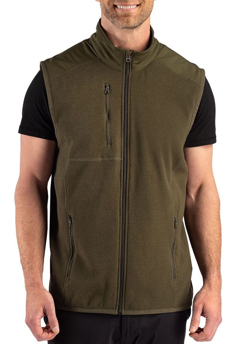 Hunts Point Mixed Media Vest, Main, color, POPLAR