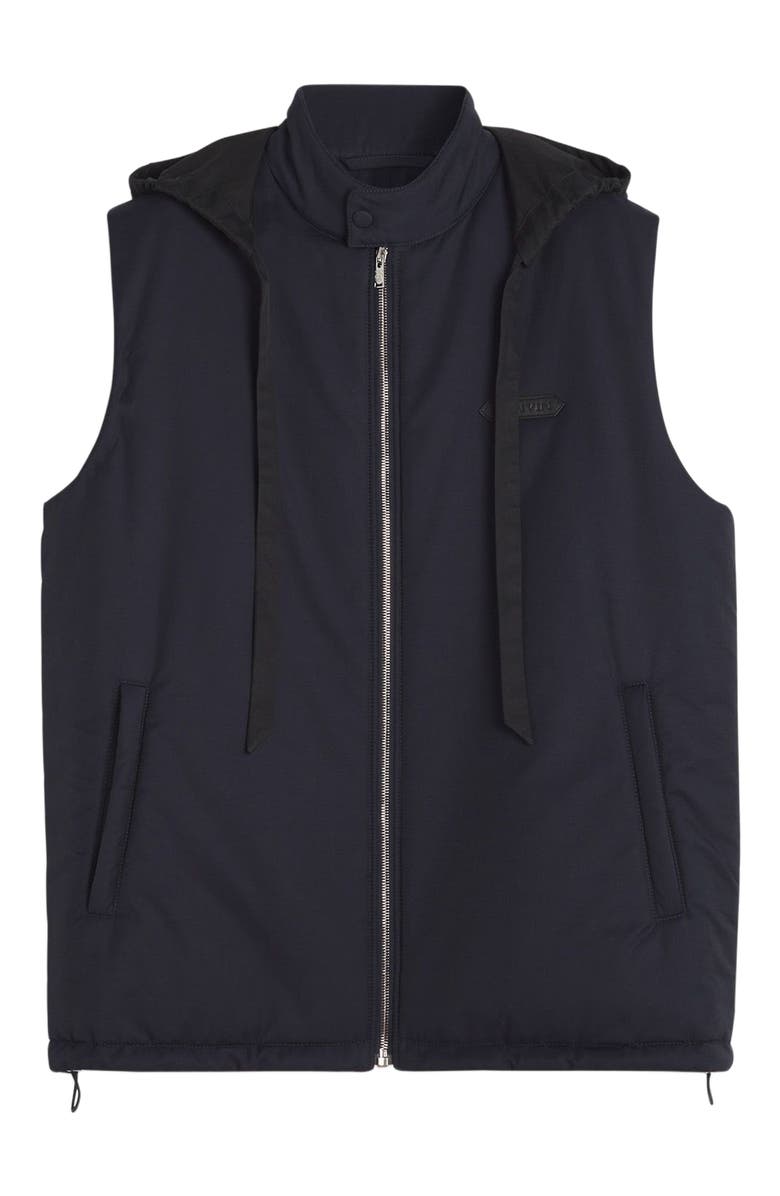 Lanvin SLEEVELESS PADDED JACKET IN TECHNICAL COTTON, Alternate, color, 
