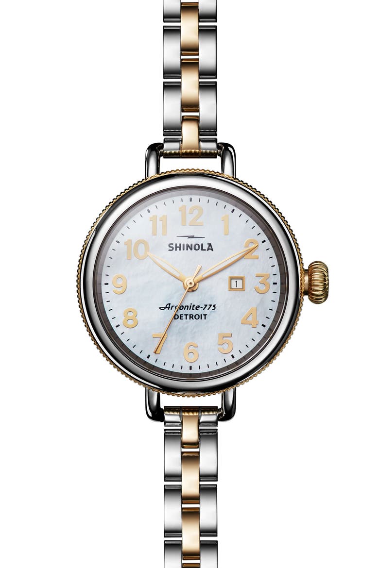 'The Birdy' Bracelet Watch, 34mm, Main, color, WHITE