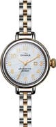 Shinola 'The Birdy' Bracelet Watch, 34mm