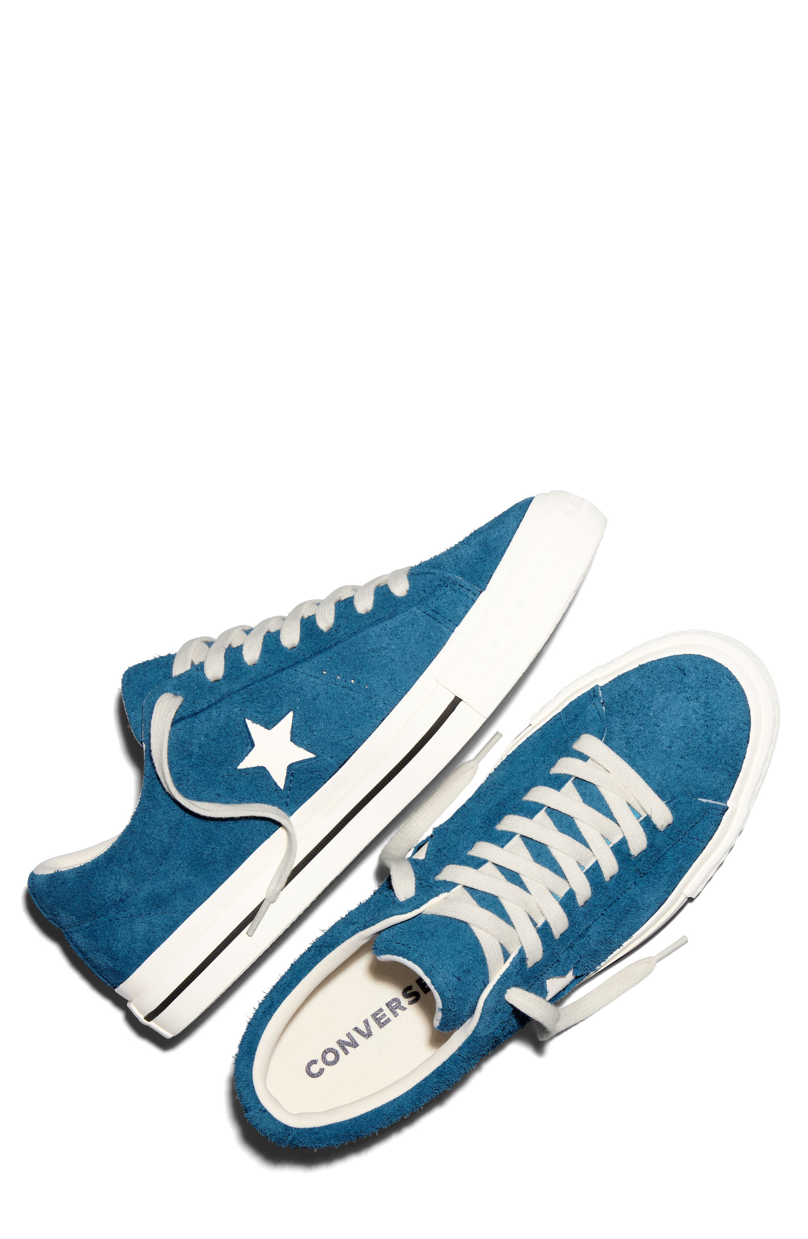 Converse One Star 95 Sneaker, Alternate, color, Murky Waters/ Black/ Egret