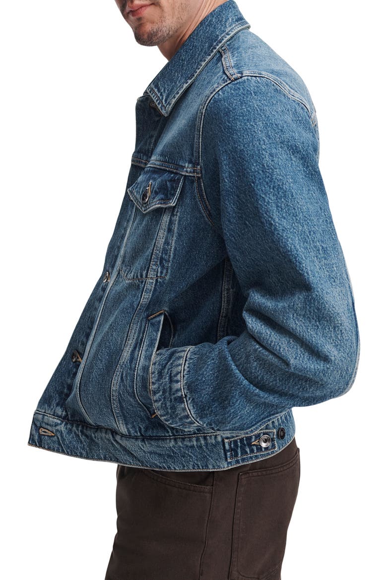 RB3 Denim Trucker Jacket, Alternate, color, TUDOR