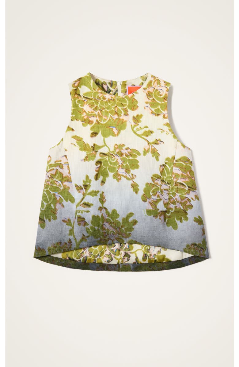 La DoubleJ La Scala Top, Alternate, color, Oasis Ombrée Placée B Green