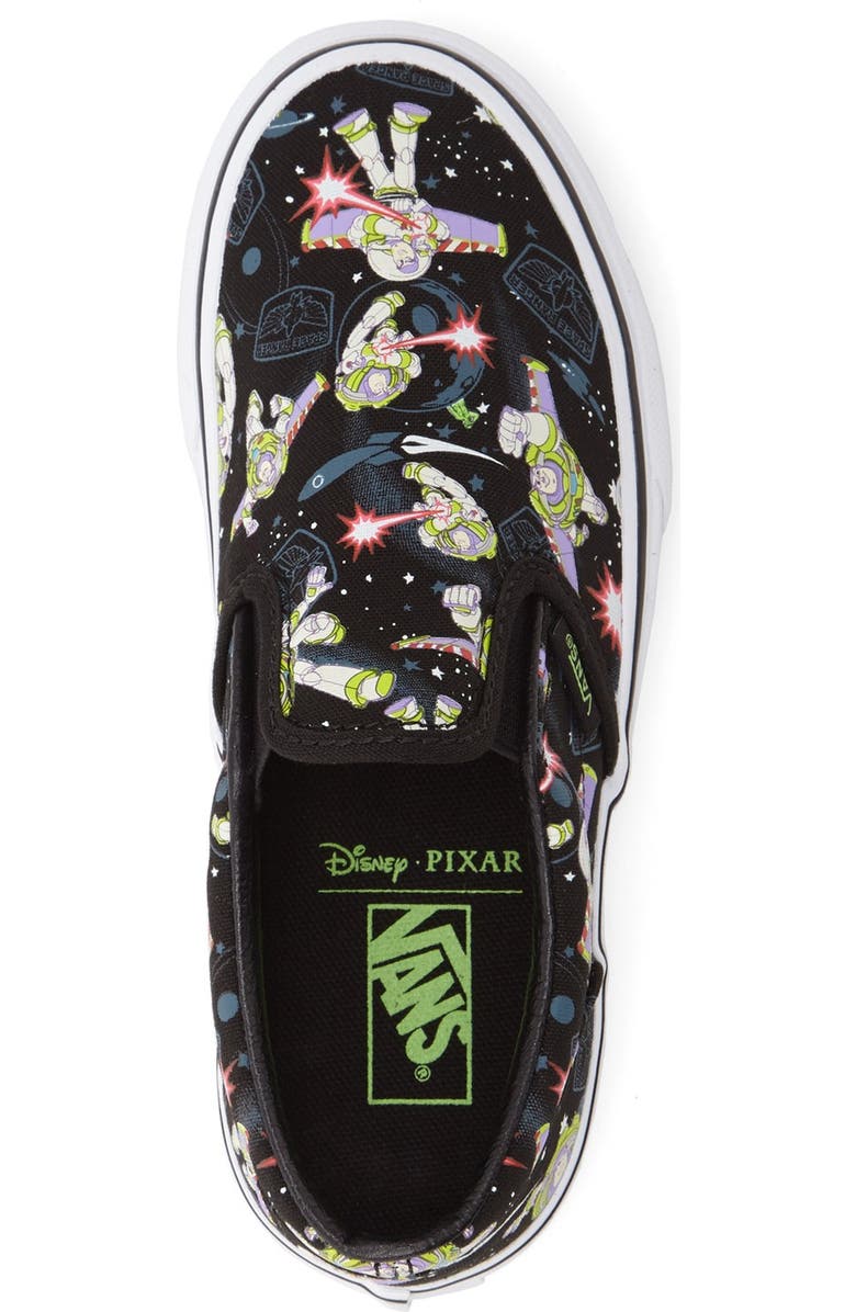 Vans x Disney Pixar<sup>®</sup> Toy Story<sup>™</sup> Buzz Lightyear Classic Slip-On, Alternate, color,
