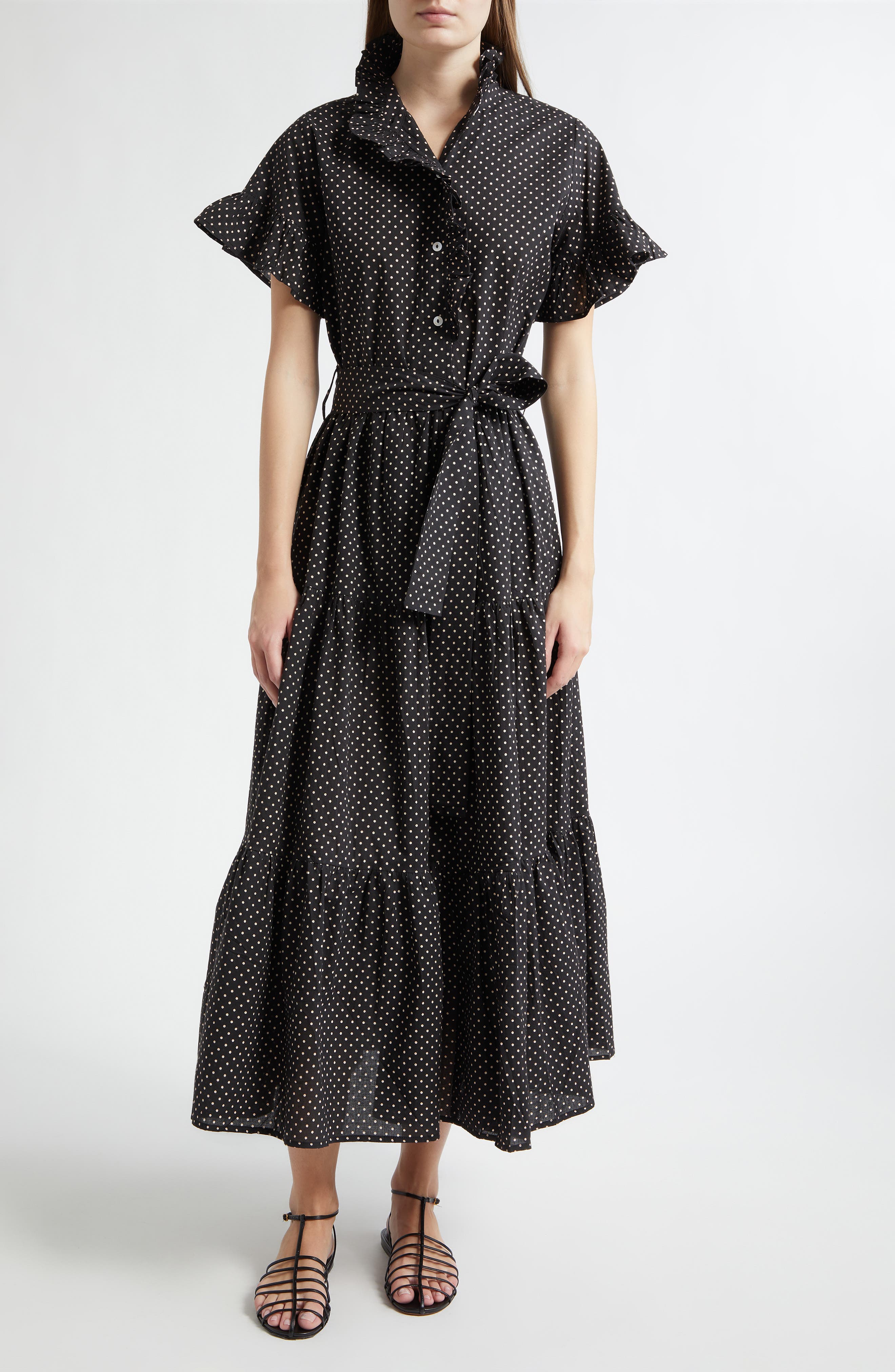 Victoria Ruffle Front Dress - image 3