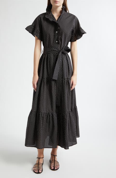 Victoria Ruffle Front Dress