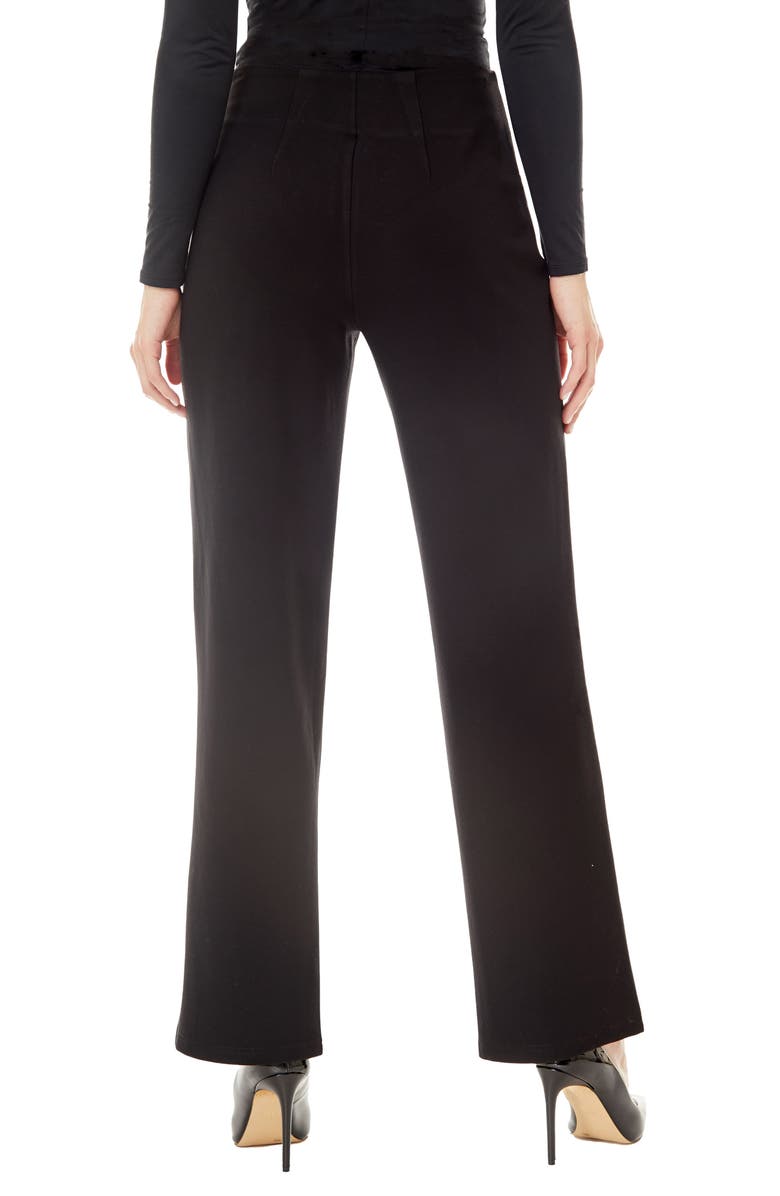 BY DESIGN Farah High Waist Wide Leg Pants, Alternate, color, Black