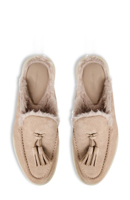 Bruno Magli Palmer Genuine Shearling Lined Mule In White
