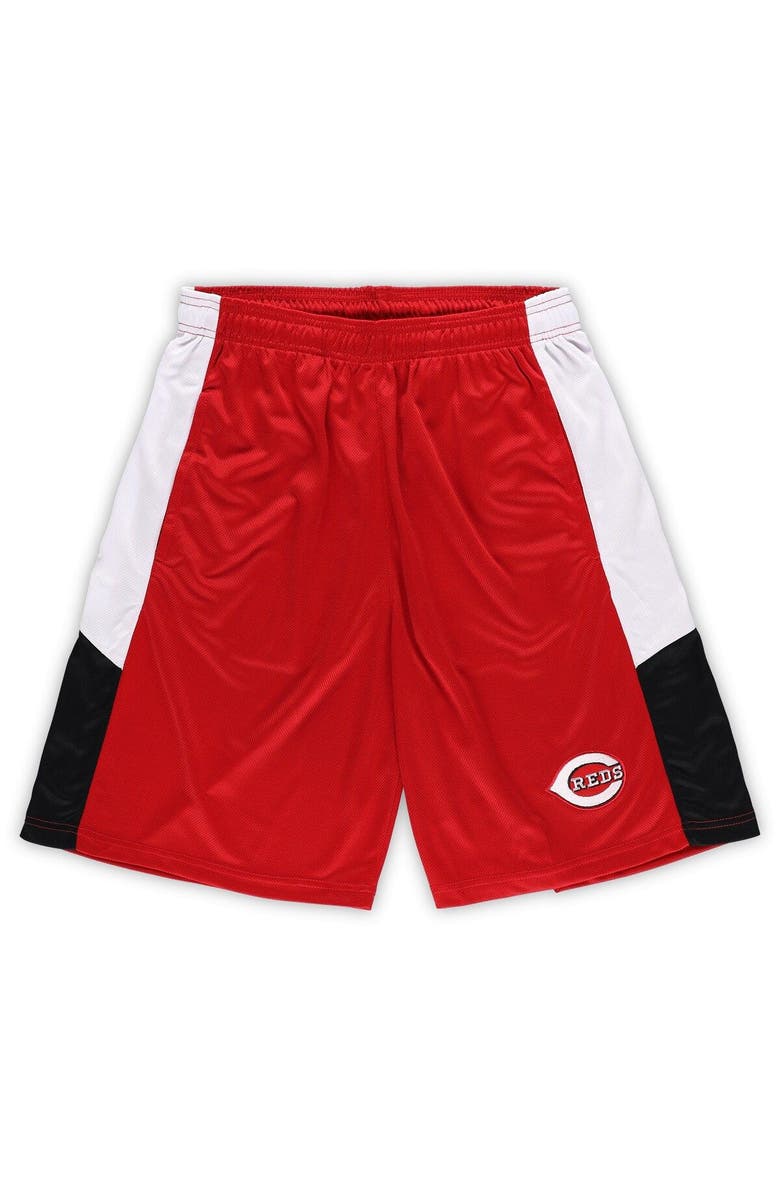 PROFILE Men's Red Cincinnati Reds Big & Tall Team Shorts, Main, color, Red