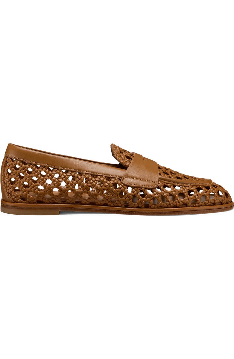 Stuart Weitzman Spencer Woven Loafer, Alternate, color, Boho Tan