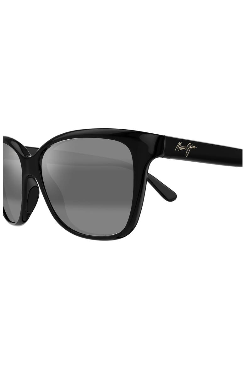 Starfish 56mm PolarizedPlus2® Cat Eye Sunglasses, Alternate, color, BLACK
