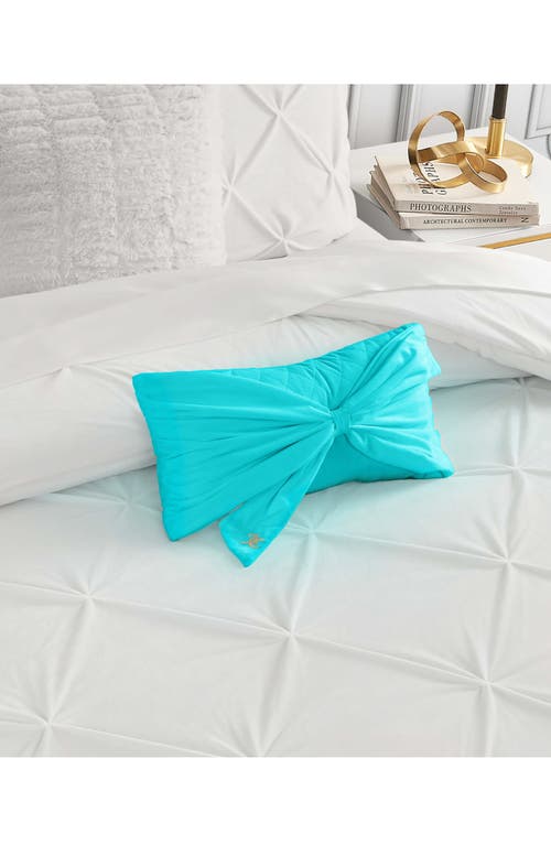 Juicy Couture Velvet Bow Accent Pillow