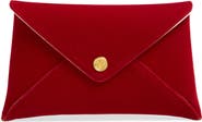 Altuzarra Medallion Velveteen Envelope Clutch