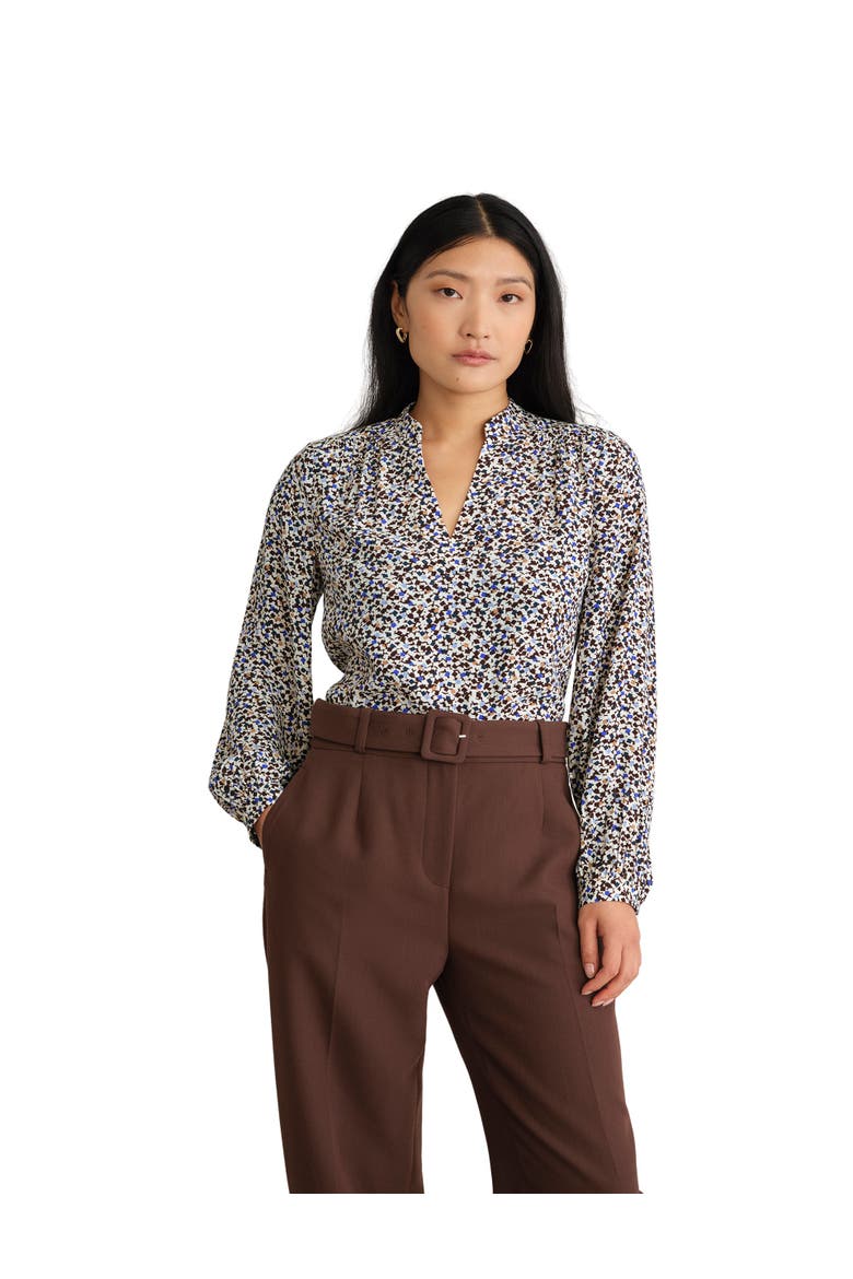 Mila Blouse, Main, color, Cream Multi