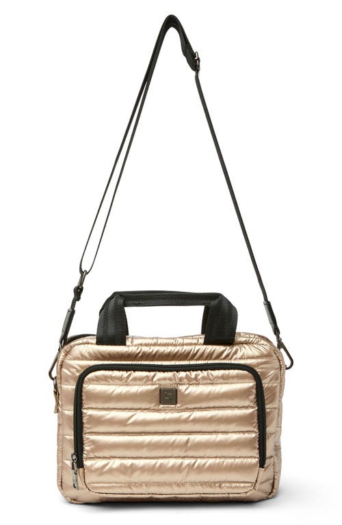 Think Royln Stowaway Travel Bag In Gold