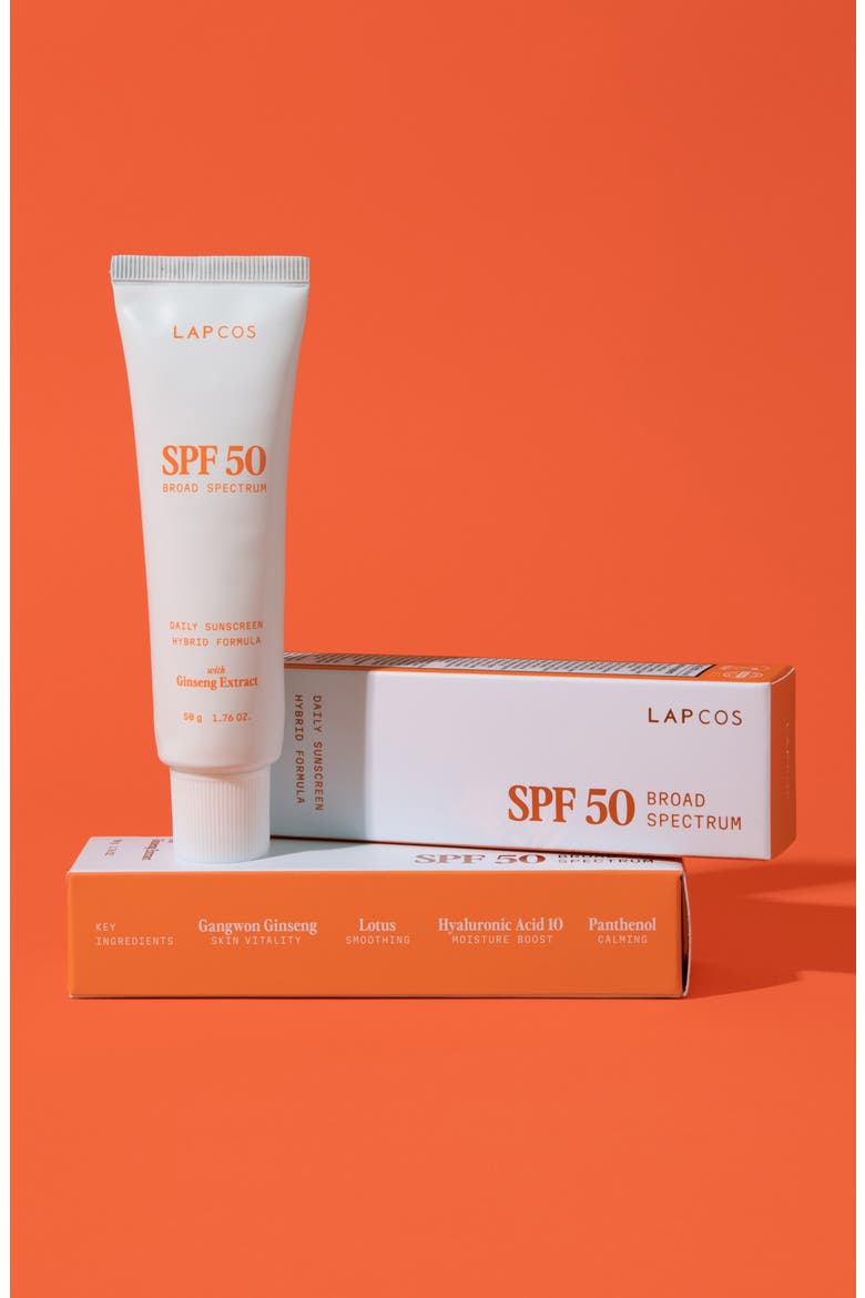 Daily Sunscreen SPF 50 Hybrid Formula, Alternate, color, WHITE